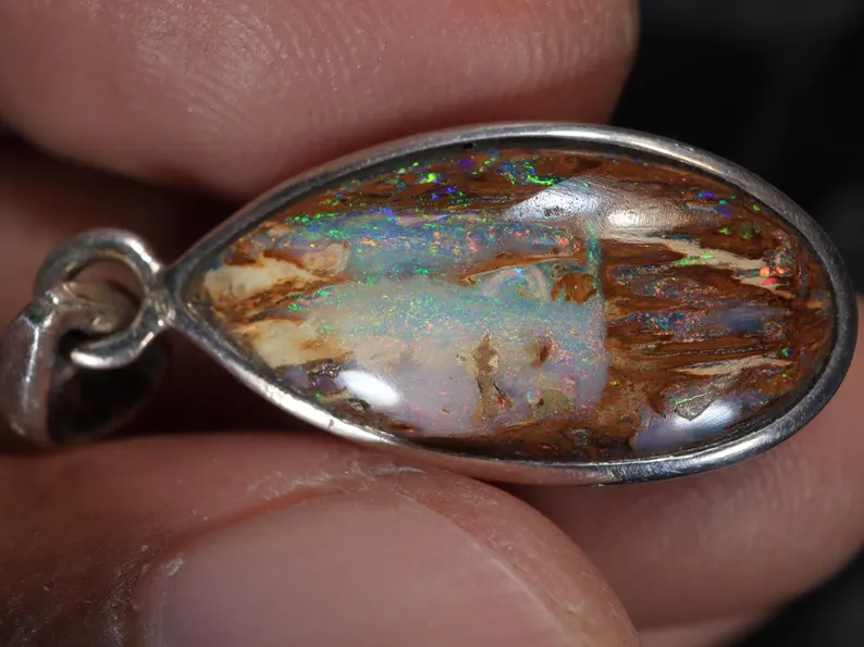 16.50 Ct. Boulder Opal Silver Pendant TOG-1308 - Image 2