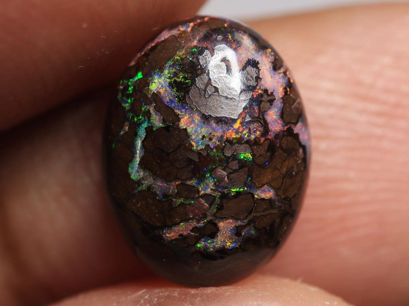 3.90 Ct. Boulder Matrix Polished Opal TOG-1786