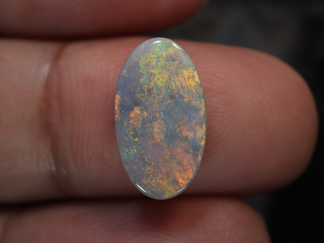 2.55 Ct Lightning Ridge Dark Opal TOG-1291 - Image 5