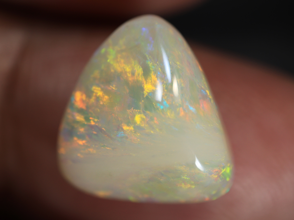 4.5 Ct. Lightning Ridge Multi Colour Dark Opal TOG-1111