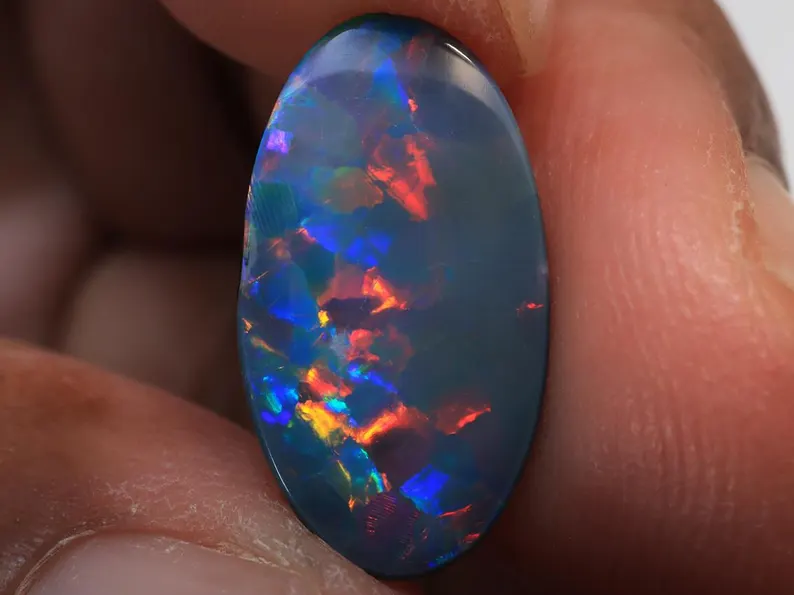 2.60 Ct. Lightning Ridge Opal Doublet TOG-1246