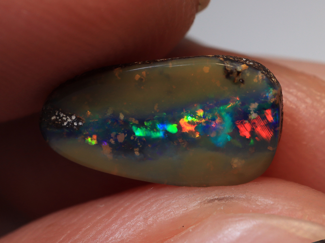 Absolute Gem Neon Rainbow Australian Boulder Opal (SOLD)TOG-1819 - Image 4