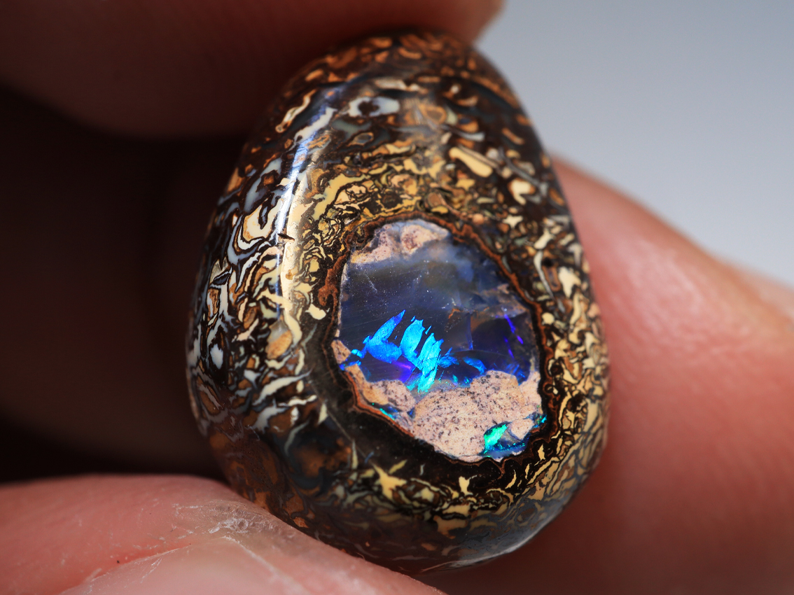 12.20 Ct. (SOLD)Yowah Nut Boulder Polished Opal TOG-2078