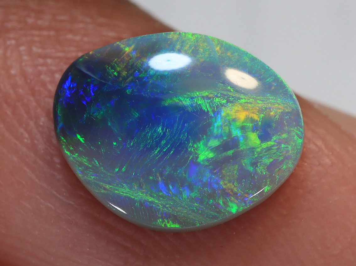 1.50 Ct. Lightning Ridge Semi Black Opal TOG-1183 - Image 4