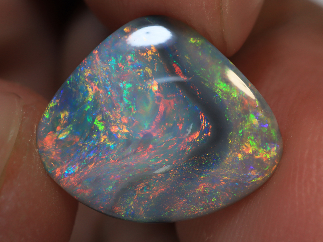 2.20 Ct. Lightning Ridge Black Opal TOG-1241