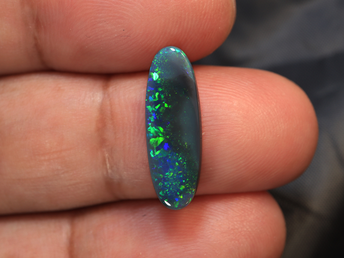 2.85 Ct. Lightning Ridge Semi Black Opal TOG-1283 - Image 5