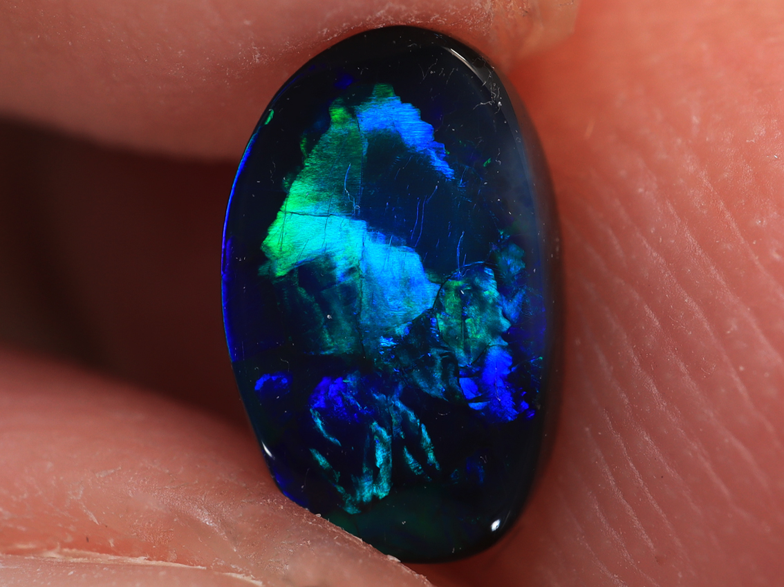 0.55 Ct. Lightning Ridge Black Opal TOG-1288