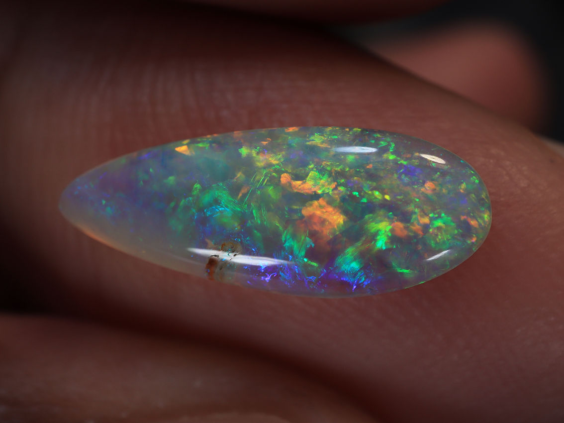 1.30 Ct Lightning Ridge Crystal Opal TOG- 1298 - Image 4