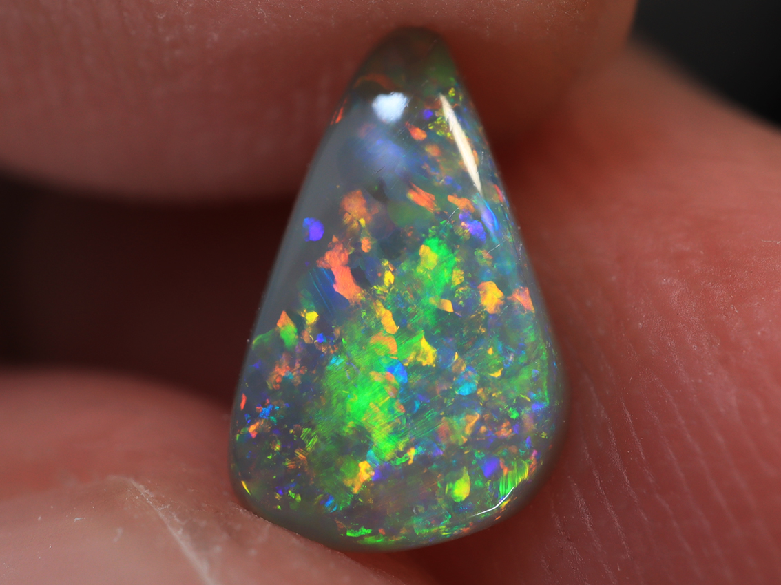 0.70 Ct. Lightning Ridge Semi Black Opal TOG-1326