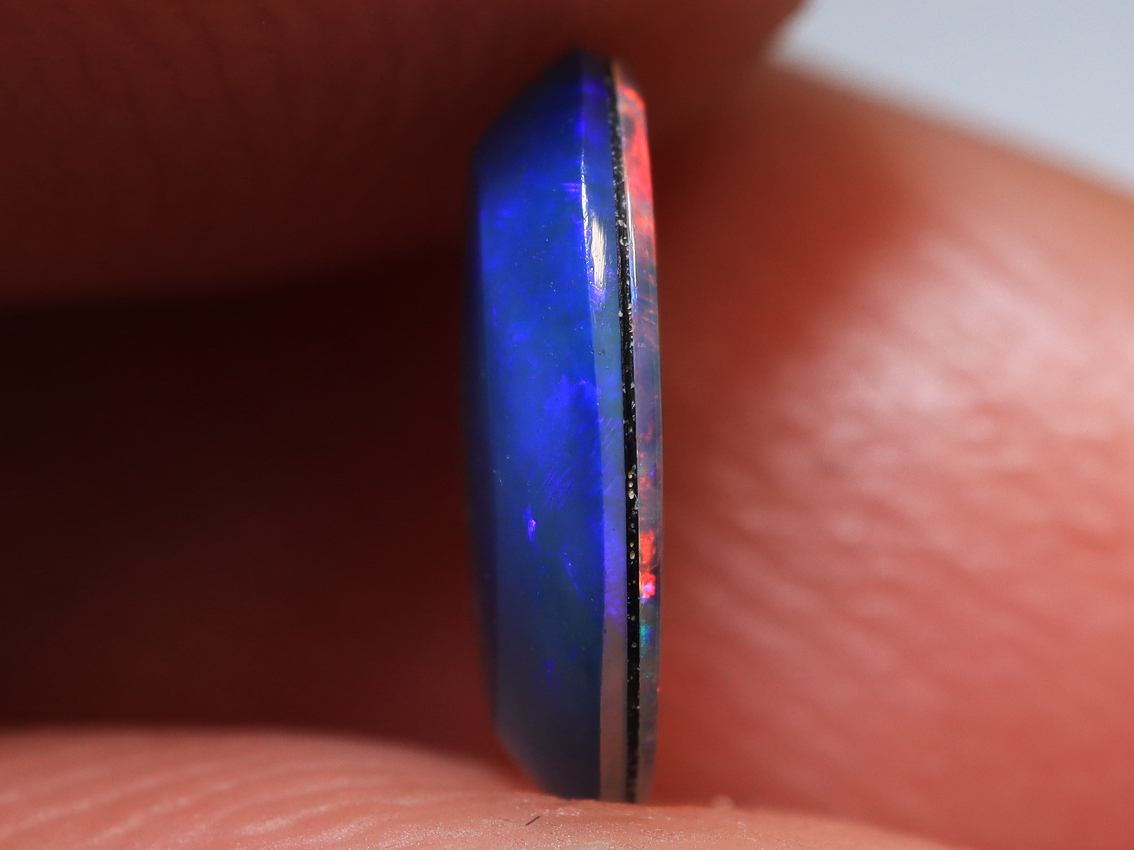 0.50 Ct. Lightning Ridge Polished Opal Doublet TOG-1106 - Image 3