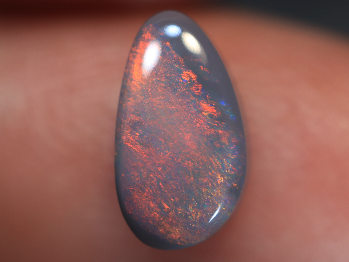 0.80ct. Lightning Ridge Semi Black Opal TOG-1368
