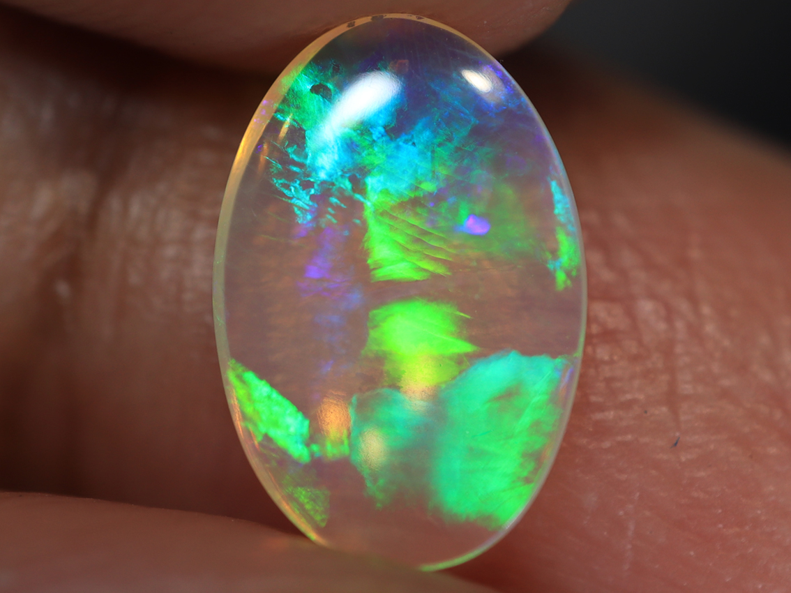 0.80 Ct. Lightning Ridge Crystal Opal TOG-900