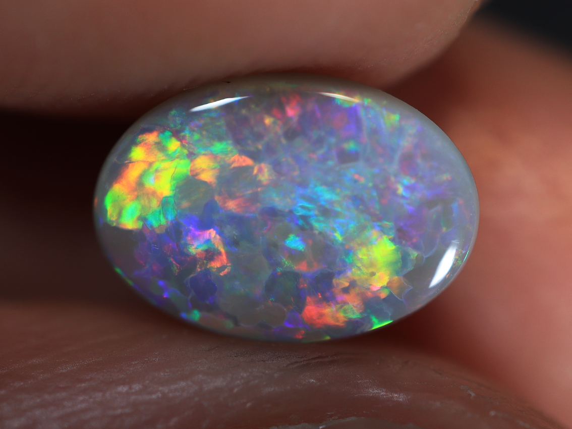 1.00 Ct. Lightning Ridge Multi Colour Semi Black Opal TOG-1371 - Image 2