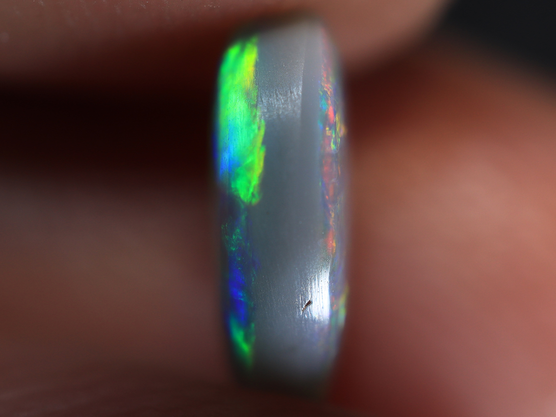 1.00 Ct. Lightning Ridge Multi Colour Semi Black Opal TOG-1371 - Image 3