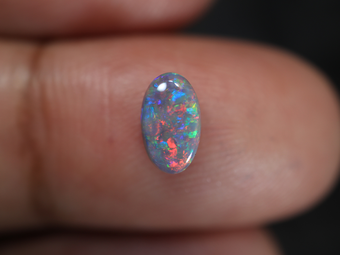 0.50 Ct. Lightning Ridge Multi Colour Semi Black Opal TOG-1372 - Image 3