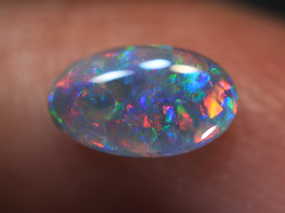 0.50 Ct. Lightning Ridge Multi Colour Semi Black Opal TOG-1372 - Image 4