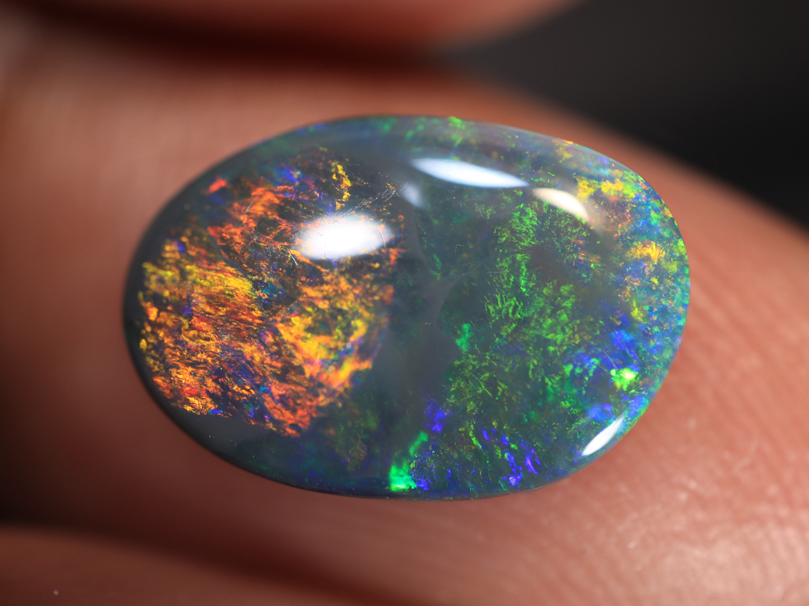 2.10 Ct. Lightning Ridge Black Opal TOG-1389 - Image 7