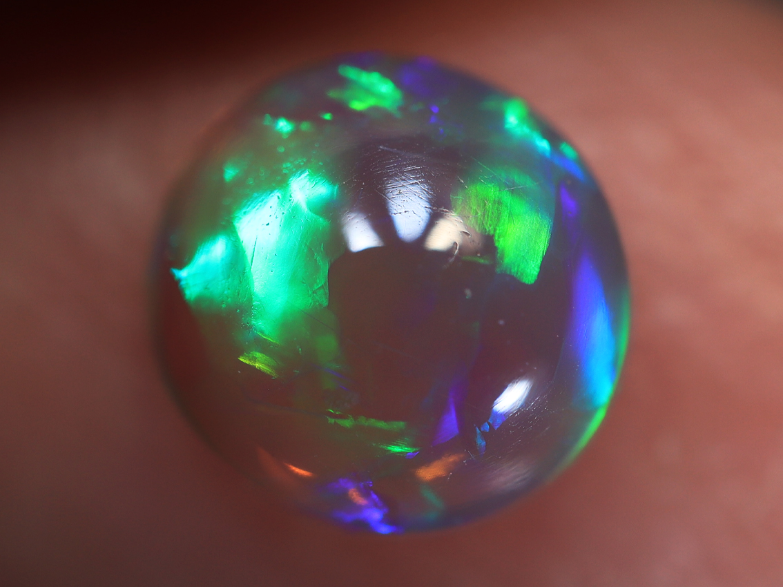 0.70 Ct. Lightning Ridge Multi Colour Crystal Opal TOG-1394 - Image 2