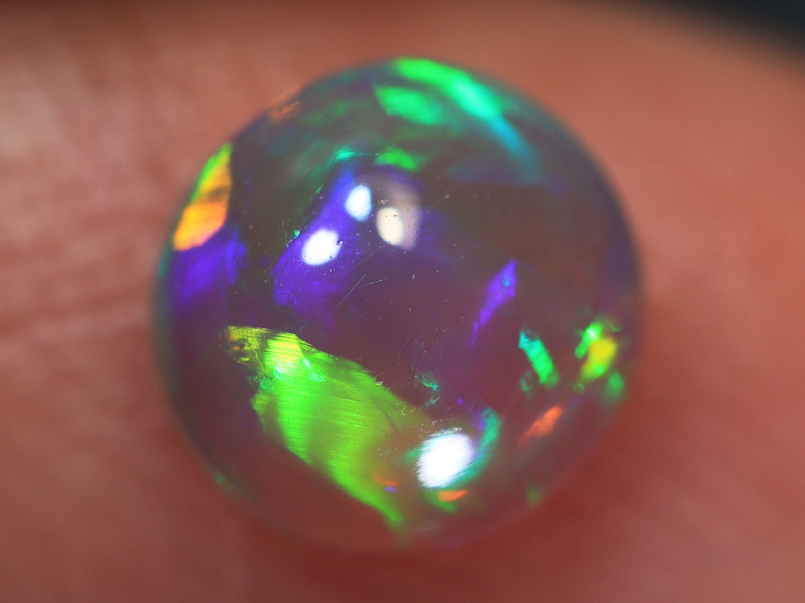 0.70 Ct. Lightning Ridge Multi Colour Crystal Opal TOG-1394 - Image 6