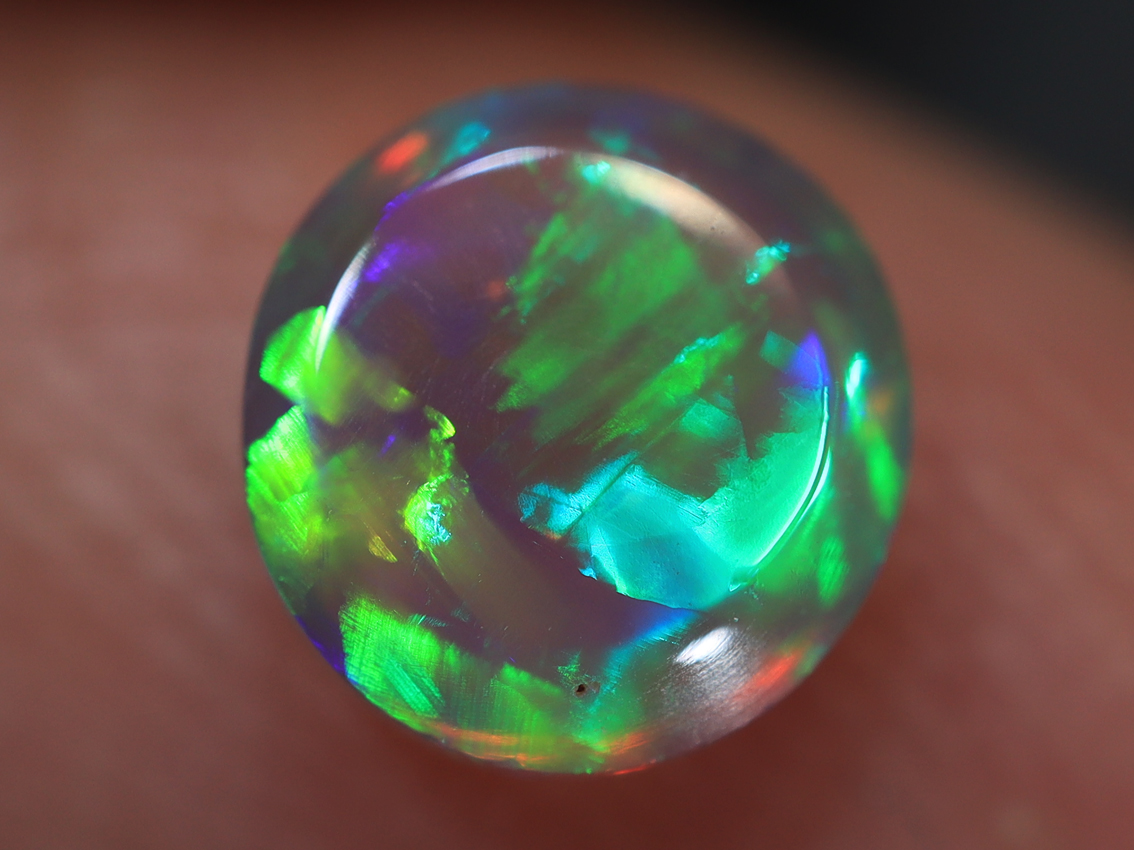 0.70 Ct. Lightning Ridge Multi Colour Crystal Opal TOG-1394 - Image 4