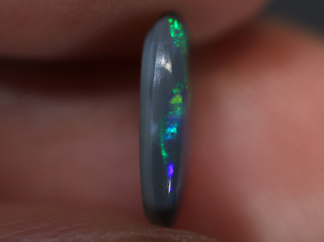 0.70 Ct Lightning Ridge Semi Black Opal TOG-1398 - Image 4