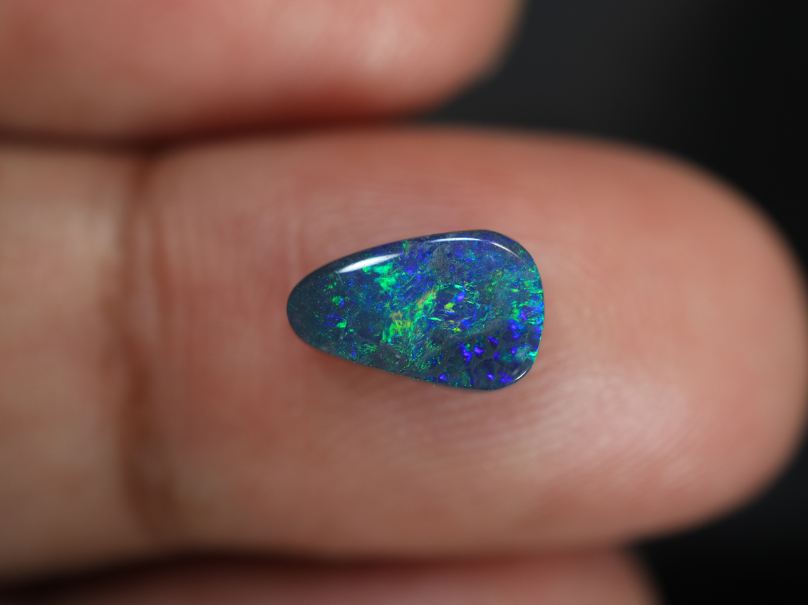 1.00 Ct Lightning Ridge Semi Black Opal TOG-1401 - Image 4